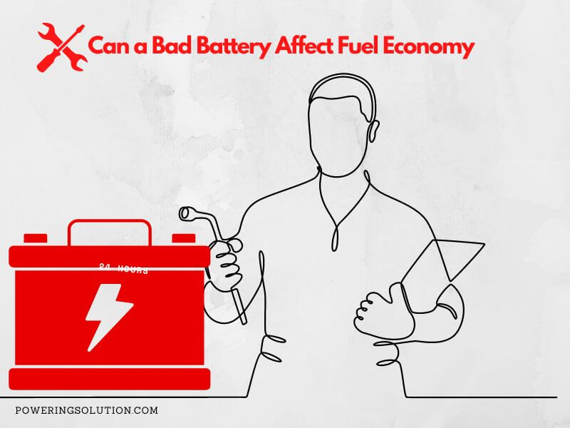 can a bad battery affect fuel economy