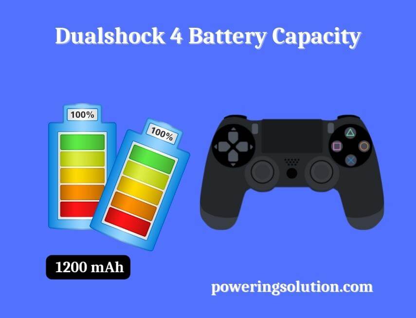 dualshock 4 battery capacity