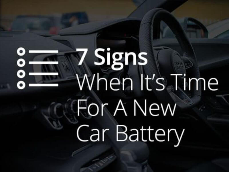 what are the signs that your car battery needs to be replaced
