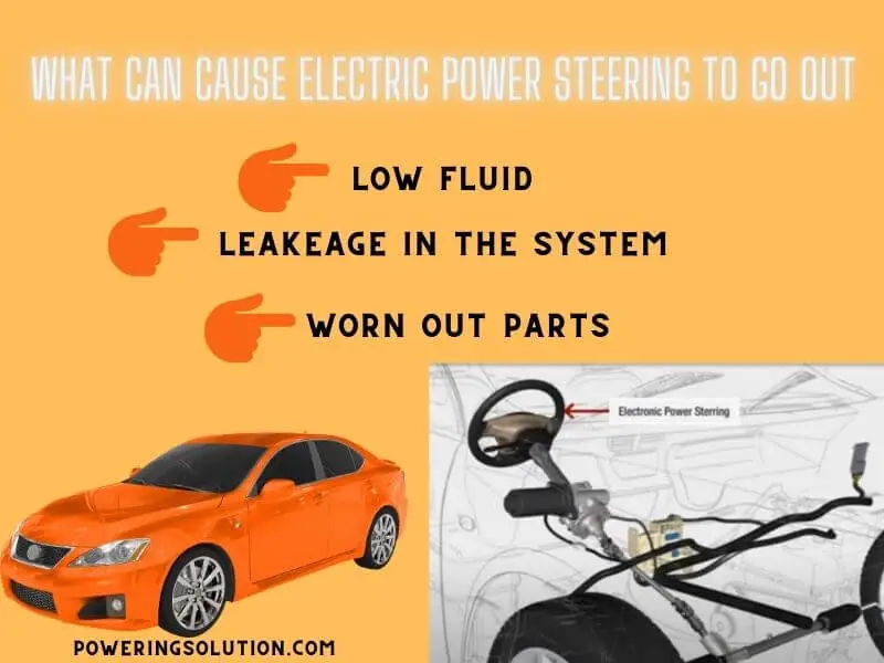 what can cause electric power steering to go out