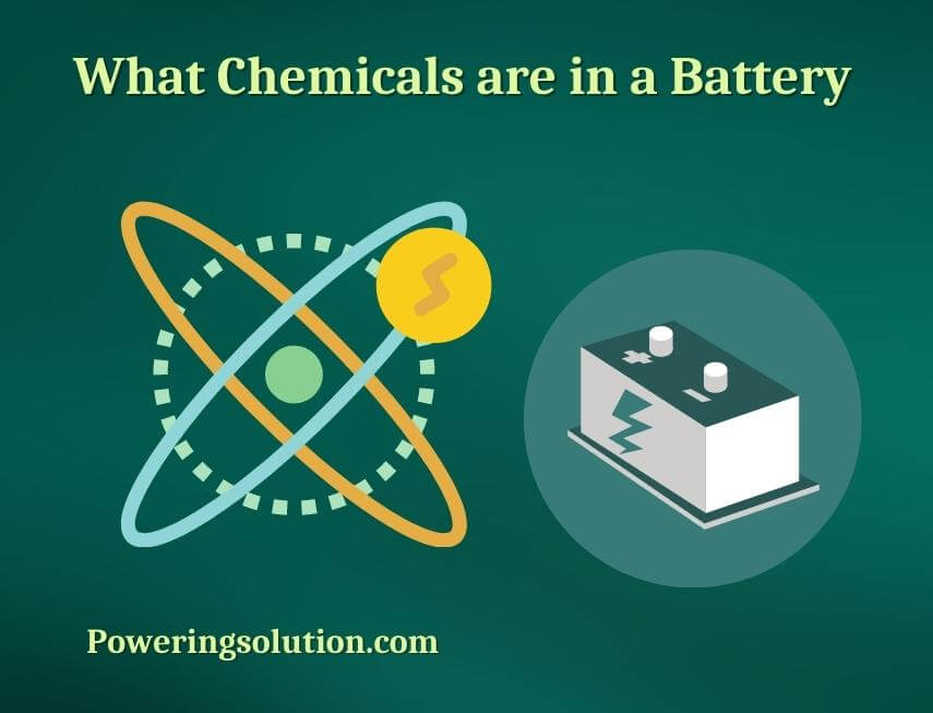 what chemicals are in a battery