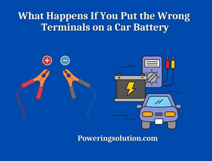 what happens if you put the wrong terminals on a car battery