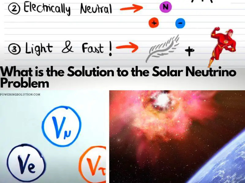 what is the solution to the solar neutrino problem