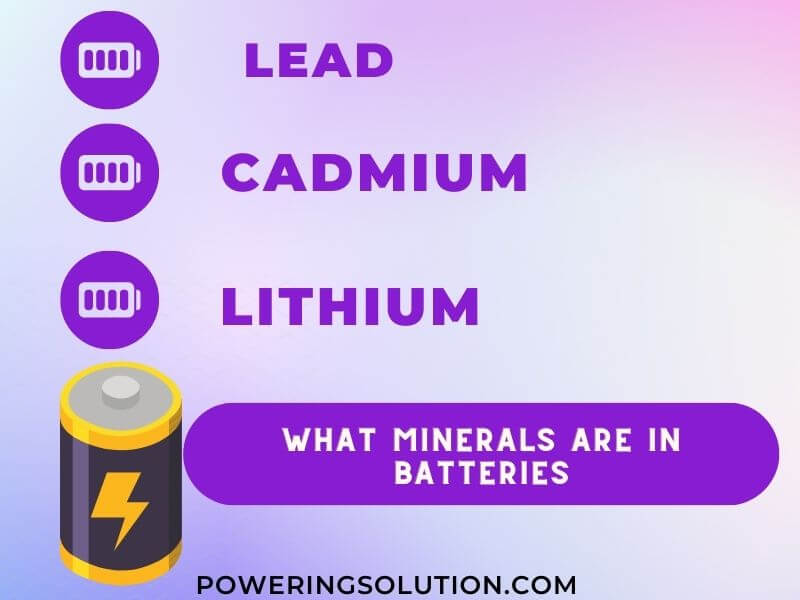 what minerals are in batteries
