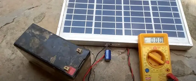 can a solar panel charge a 12v battery