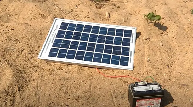 how to charge solar battery