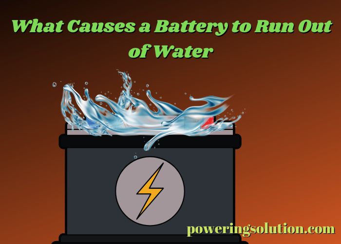 What Causes a Battery to Run Out of Water? - Powering Solution