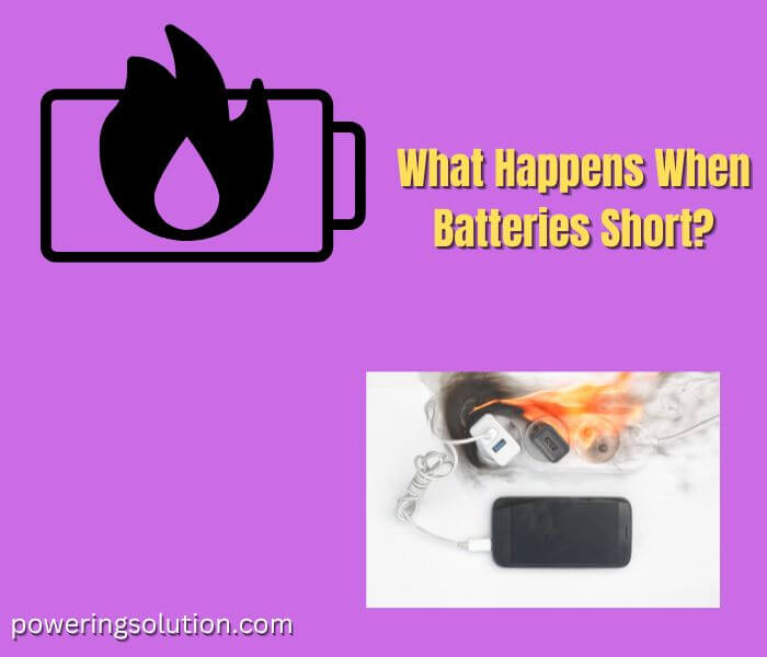 what happens when batteries short