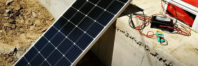 what size solar panel to charge 100ah battery