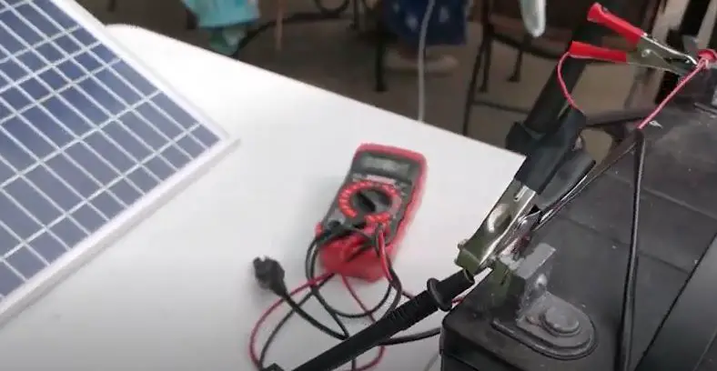will a 20-watt solar panel charge a battery
