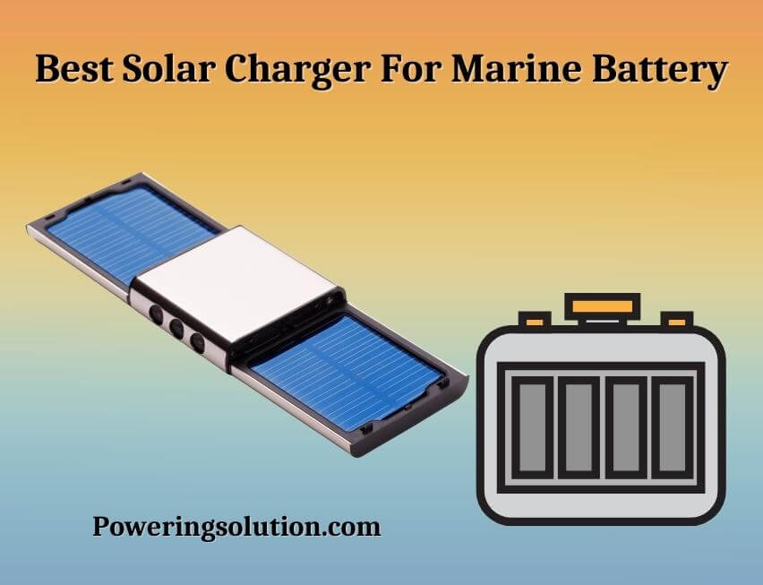 best solar charger for marine battery