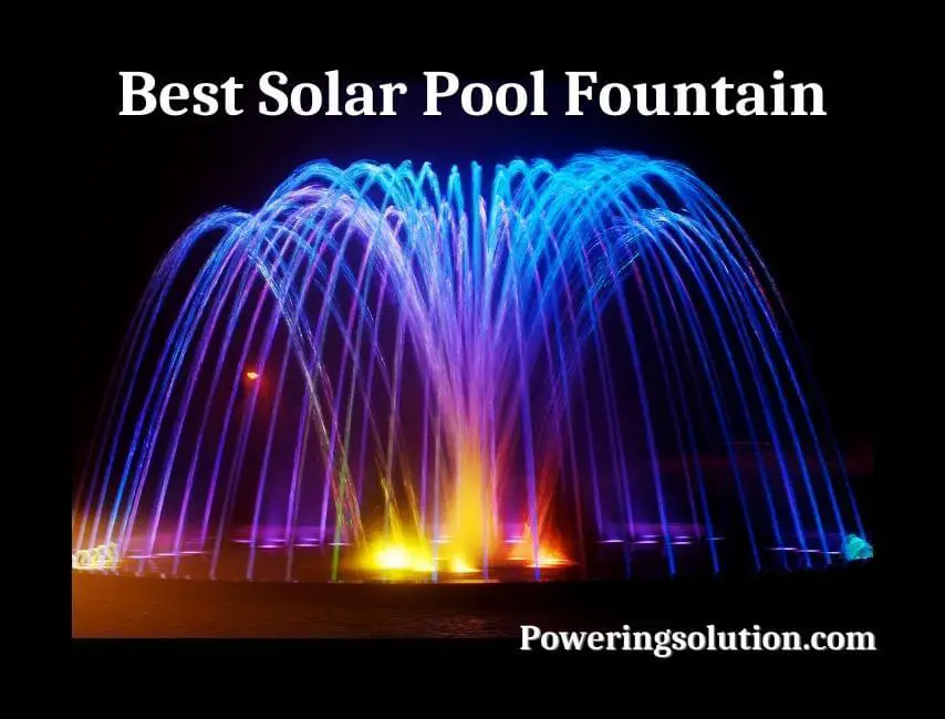 best solar pool fountain