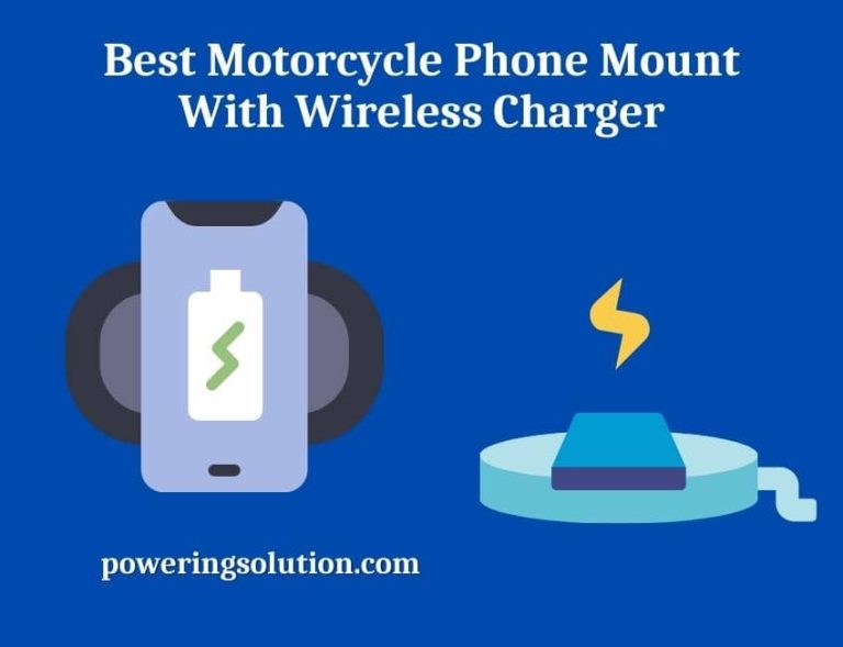 best motorcycle phone mount with wireless charger