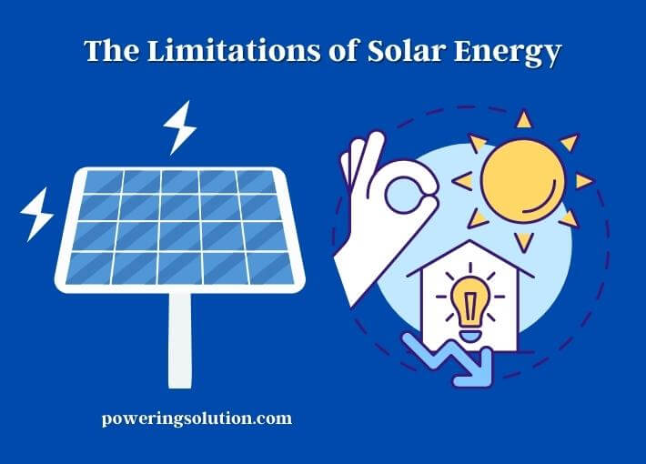 the limitations of solar energy