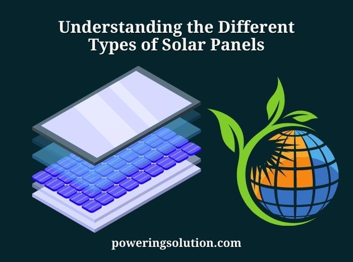 understanding the different types of solar panels