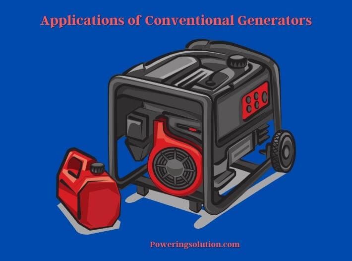 applications of conventional generators