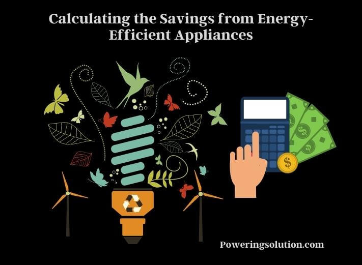 calculating the savings from energy-efficient appliances