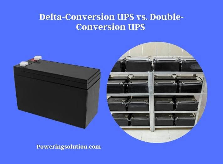 delta-conversion ups vs. double-conversion ups