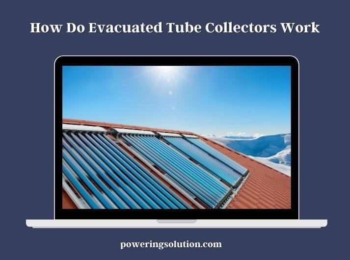 how do evacuated tube collectors work