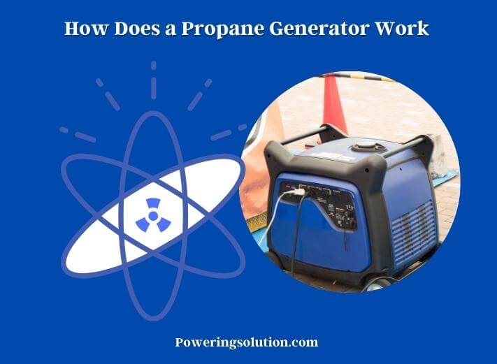 how does a propane generator work