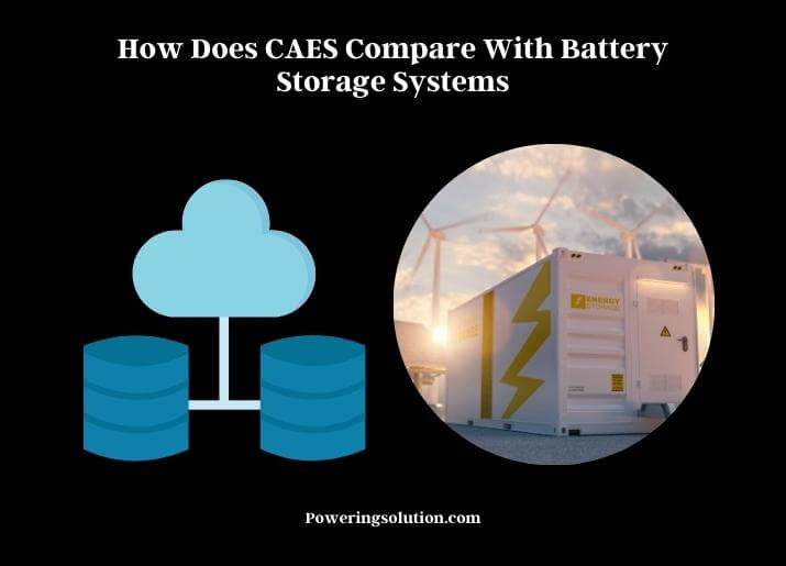 how does caes compare with battery storage systems