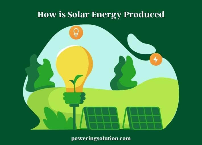 how is solar energy produced