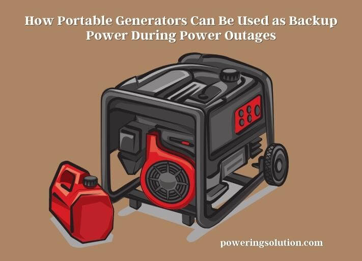 how portable generators can be used as backup power during power outages