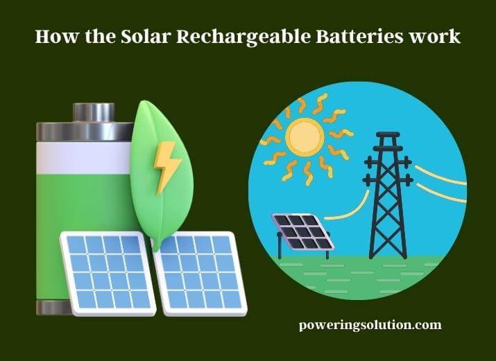 how the solar rechargeable batteries work