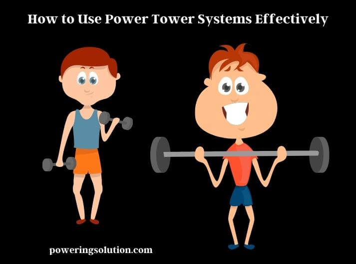 how to use power tower systems effectively