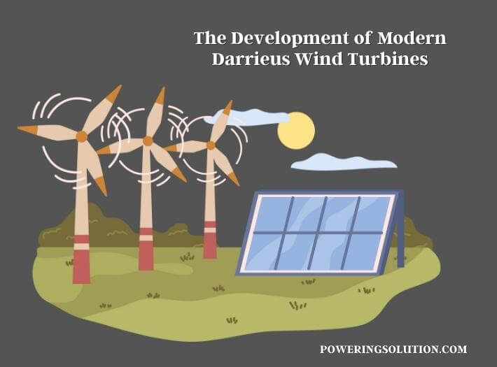 the development of modern darrieus wind turbines