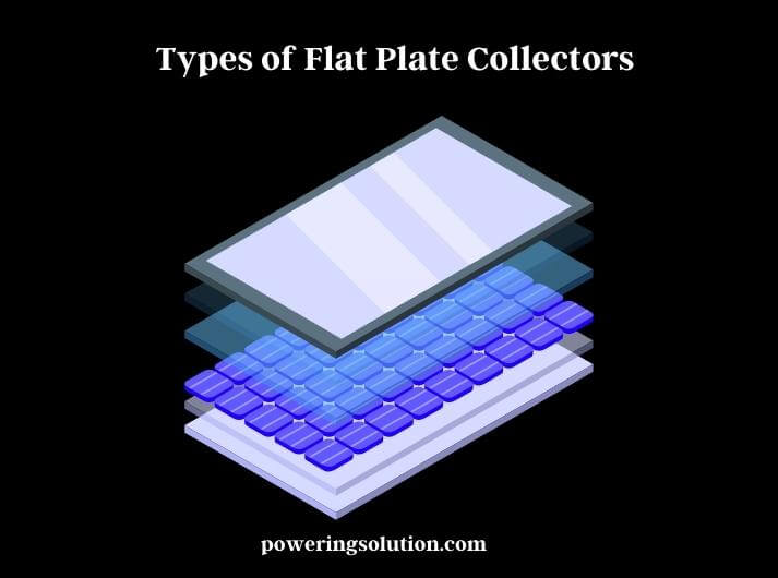 types of flat plate collectors