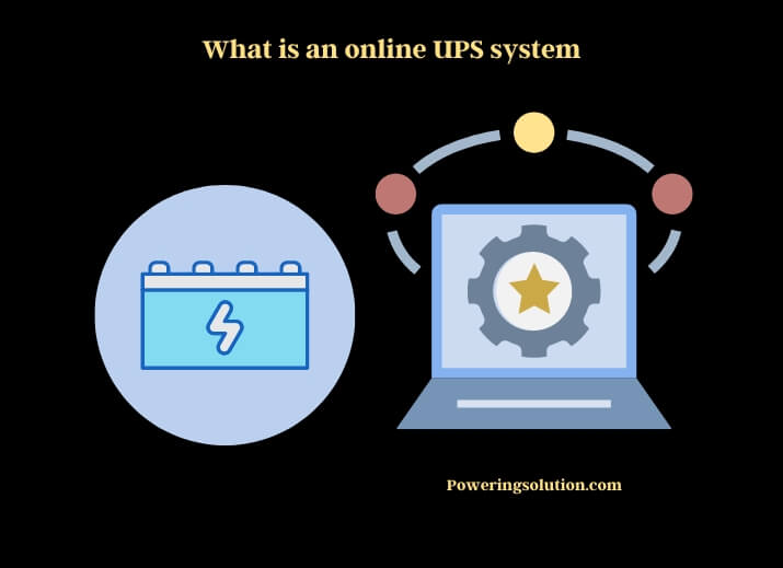 what is an online ups system