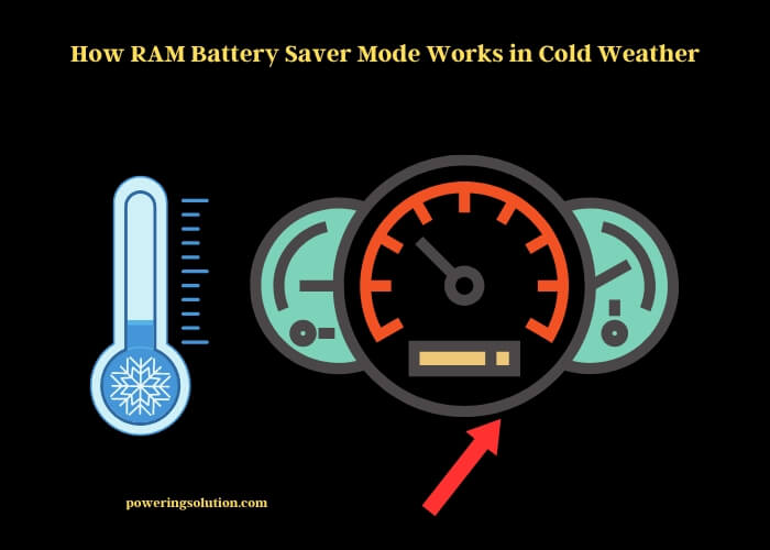 how ram battery saver mode works in cold weather